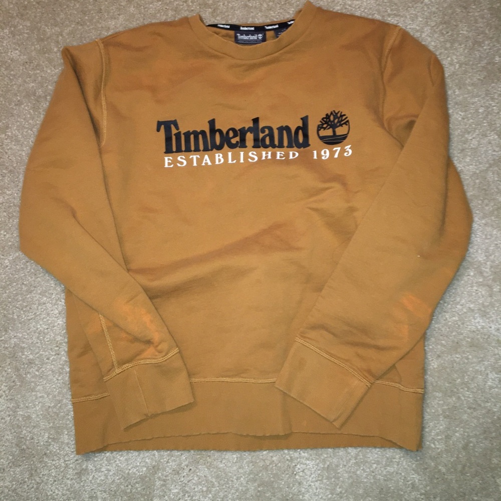Timberland Large Orange Logo Sweatshirt